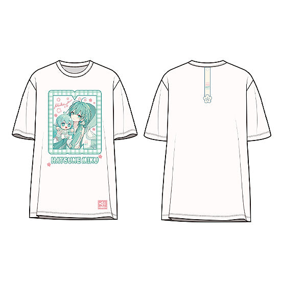 Hatsune Miku - Miku Hug Series T-Shirt: Flower Ver.