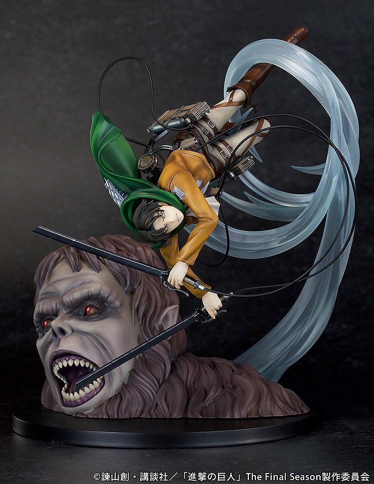 Attack on Titan - Scale Figure "Levi vs Beast Titan ver."