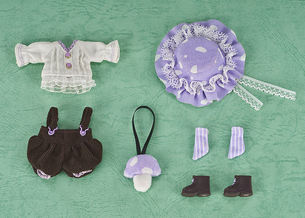 Nendoroid Doll Outfit Set: Mushroom  - Boy (Green/Purple)