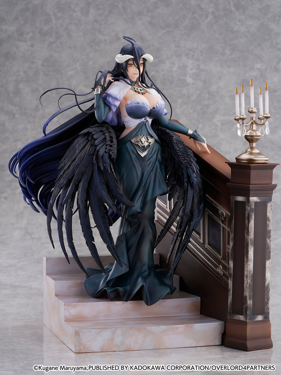 OVERLORD - Albedo 1/7 Scale Figure -Jet Black Dress Ver.-