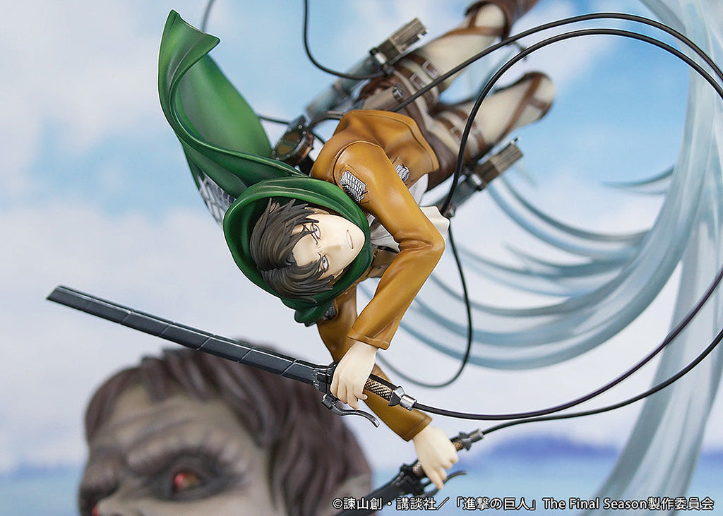 Attack on Titan - Scale Figure "Levi vs Beast Titan ver."