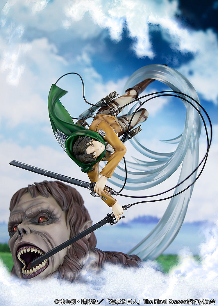 Attack on Titan - Scale Figure "Levi vs Beast Titan ver."