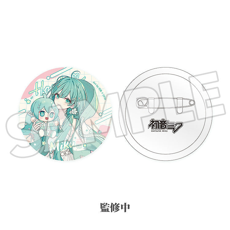 Hatsune Miku - Miku Hug Series Pinback Button: Flower Ver.