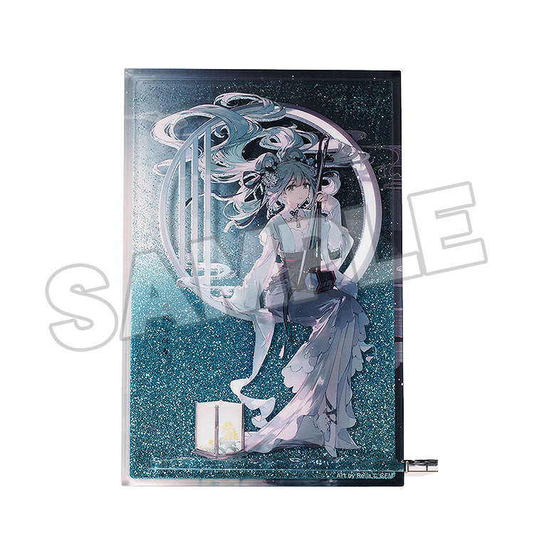 Hatsune Miku - Glitter Acrylic Block: Han Gong Qiu Yue Ver.