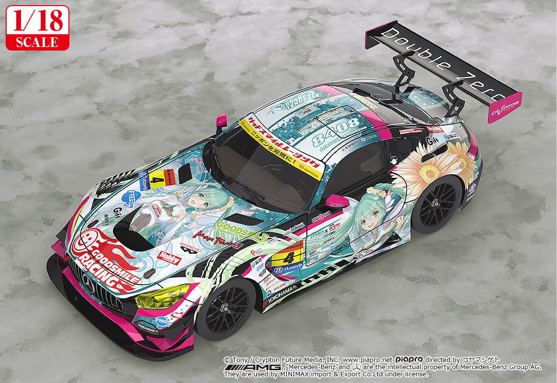 Good Smile Racing - 1/18th Scale Good Smile Hatsune Miku AMG 2017 SUPER GT Ver.