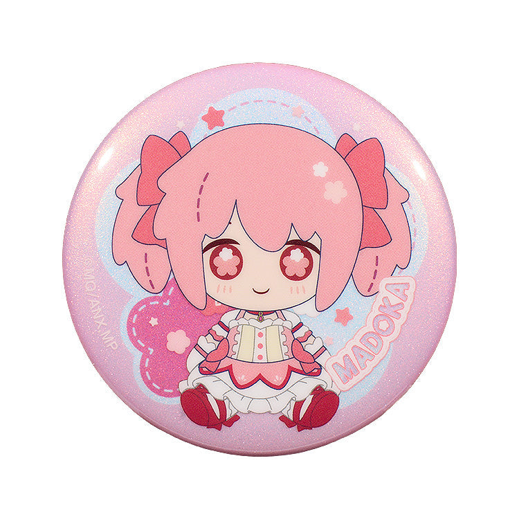 Puella Magi Madoka Magica the Movie -Rebellion- Fluffy Keychain Pinback Button Case