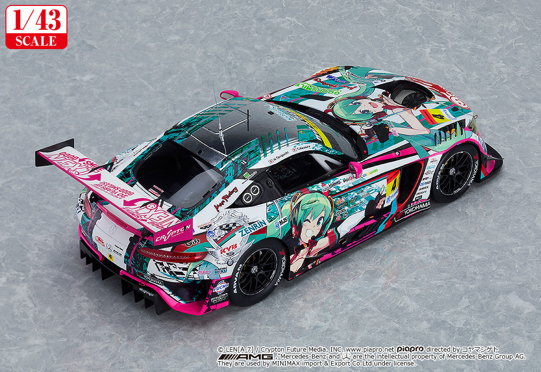 Good Smile Racing - 1/43rd Scale Good Smile Hatsune Miku AMG 2020 SUPER GT Okayama Test Ver.