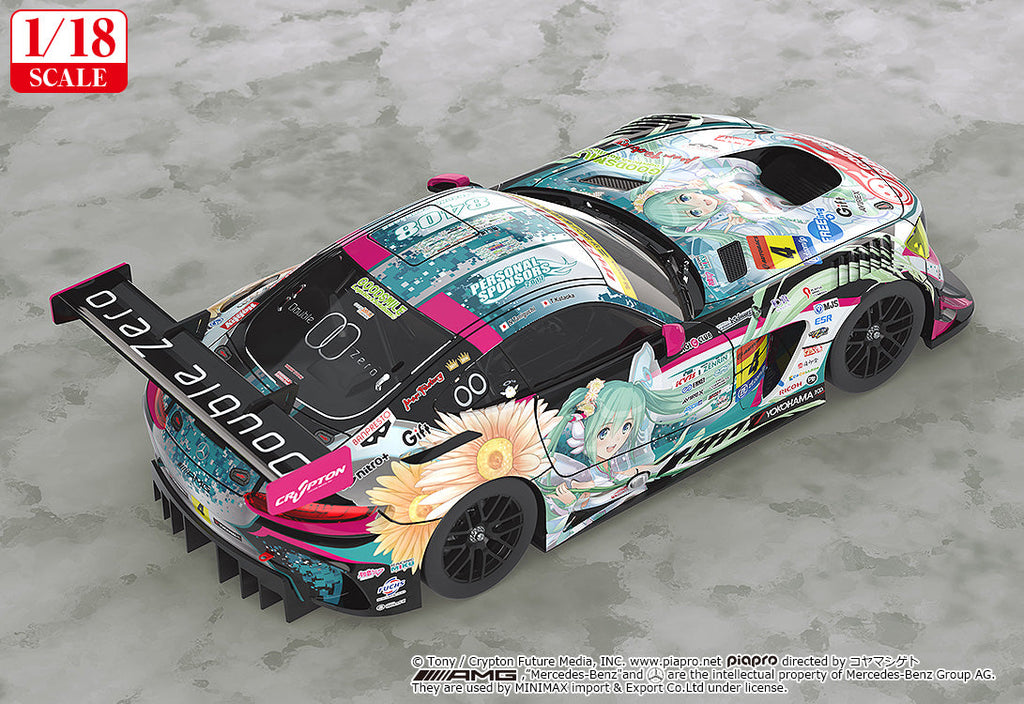 Good Smile Racing - 1/18th Scale Good Smile Hatsune Miku AMG 2017 SUPER GT Ver.