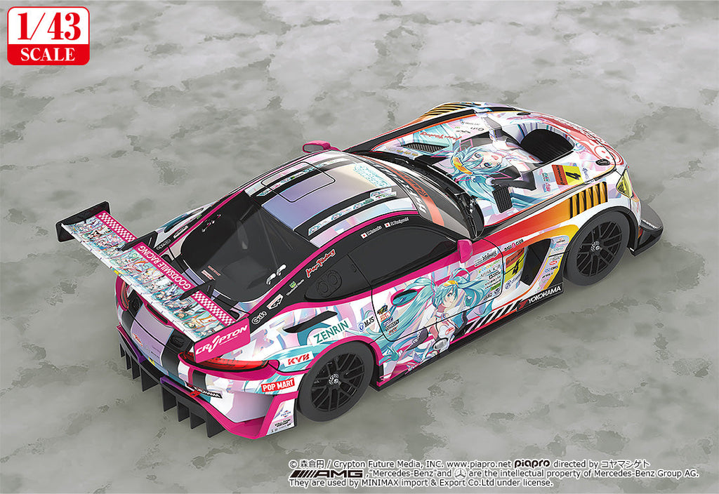 Good Smile Racing - 1/43rd Scale Good Smile Hatsune Miku AMG 2021 SUPER GT 100th Race Commemorative Ver.