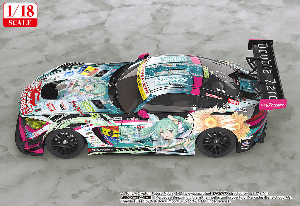 Good Smile Racing - 1/18th Scale Good Smile Hatsune Miku AMG 2017 SUPER GT Ver.