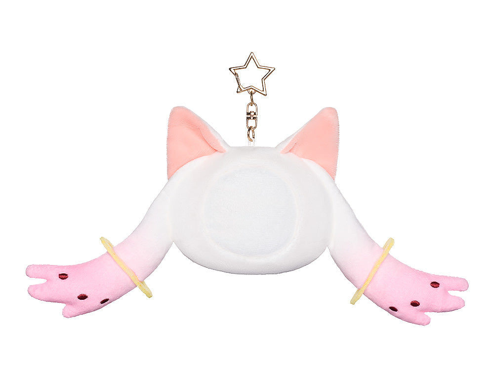 Puella Magi Madoka Magica the Movie -Rebellion- Fluffy Keychain Pinback Button Case