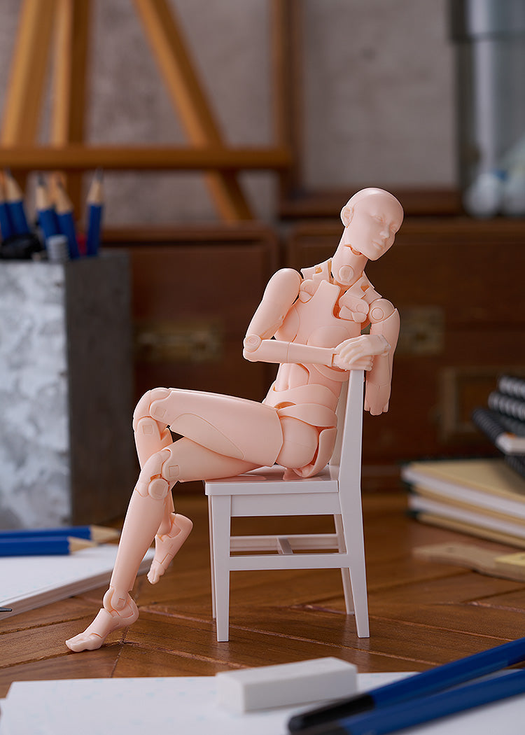 Nishimura Style Drawing Doll Olive Gray/Flesh