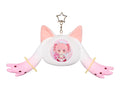 Puella Magi Madoka Magica the Movie -Rebellion- Fluffy Keychain Pinback Button Case