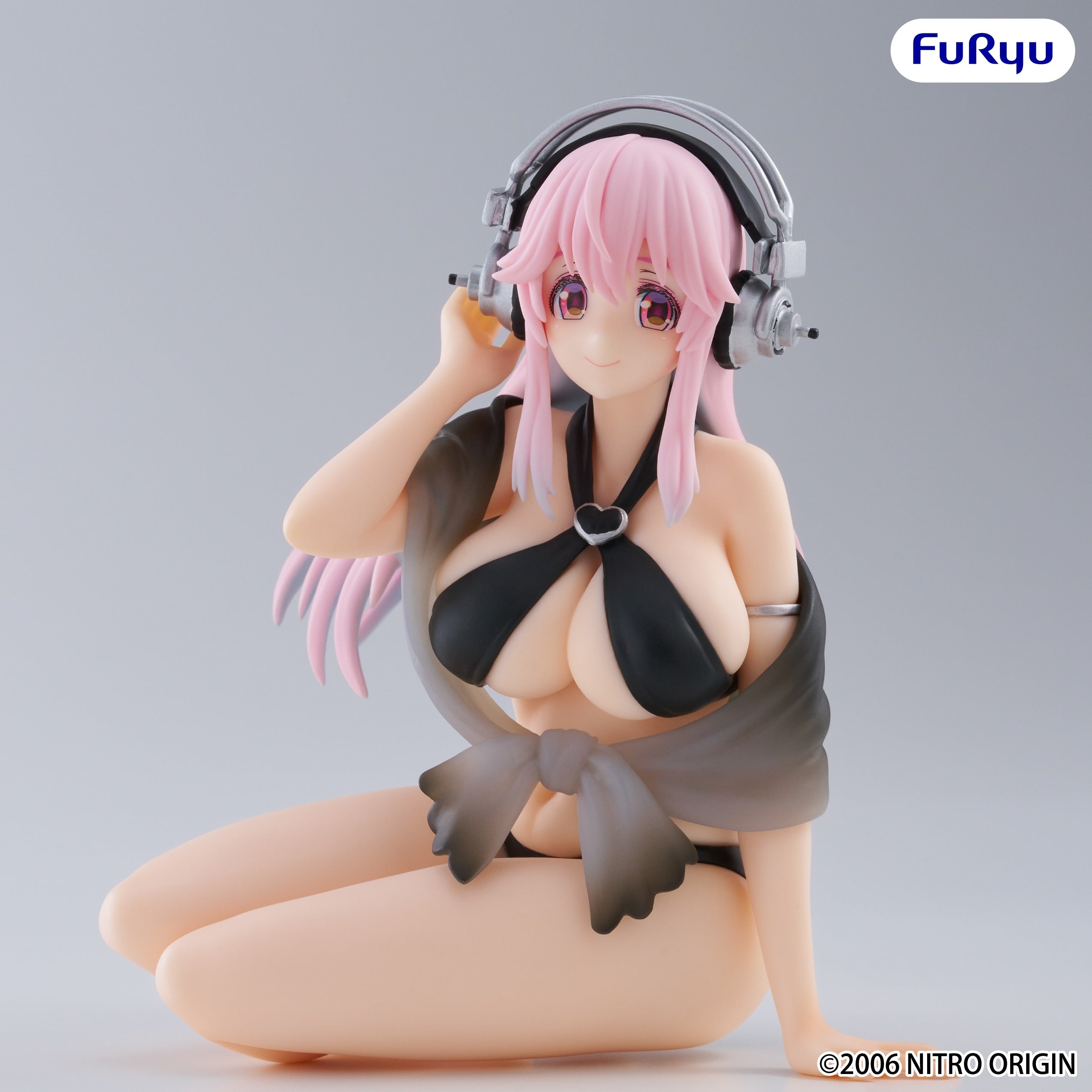 SUPER SONICO - Noodle Stopper Figure -Swimsuit Black Color ver.-