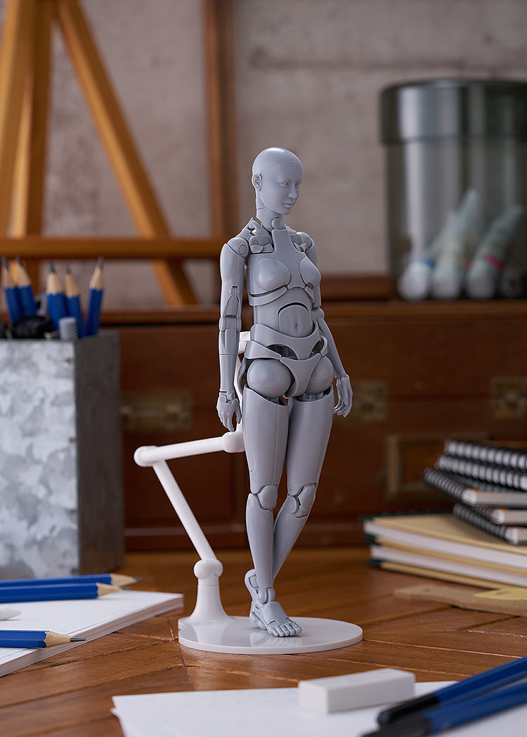 Nishimura Style Drawing Doll Olive Gray/Flesh