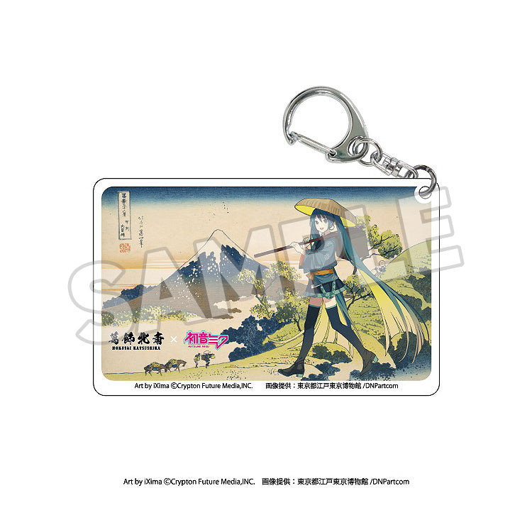Katsushika Hokusai x Hatsune Miku - Clear Acrylic Keychain Boxset