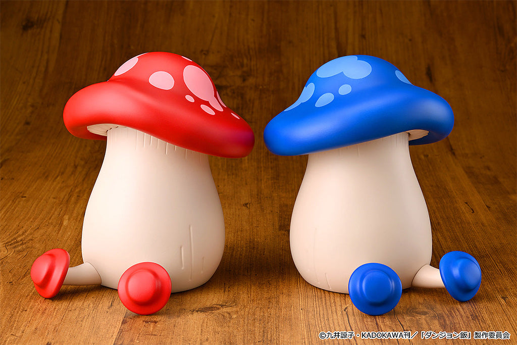 Delicious in Dungeon - Soft Vinyl Walking Mushroom (Red) / (Blue) Figures