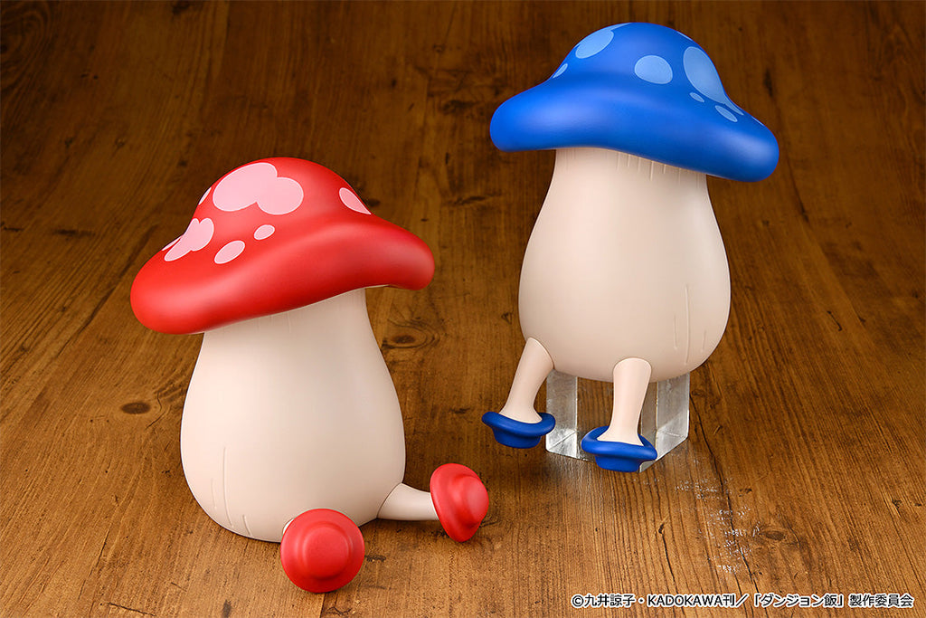 Delicious in Dungeon - Soft Vinyl Walking Mushroom (Red) / (Blue) Figures