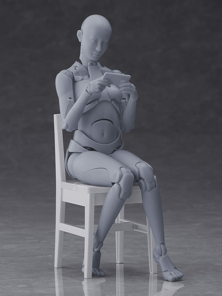 Nishimura Style Drawing Doll Olive Gray/Flesh