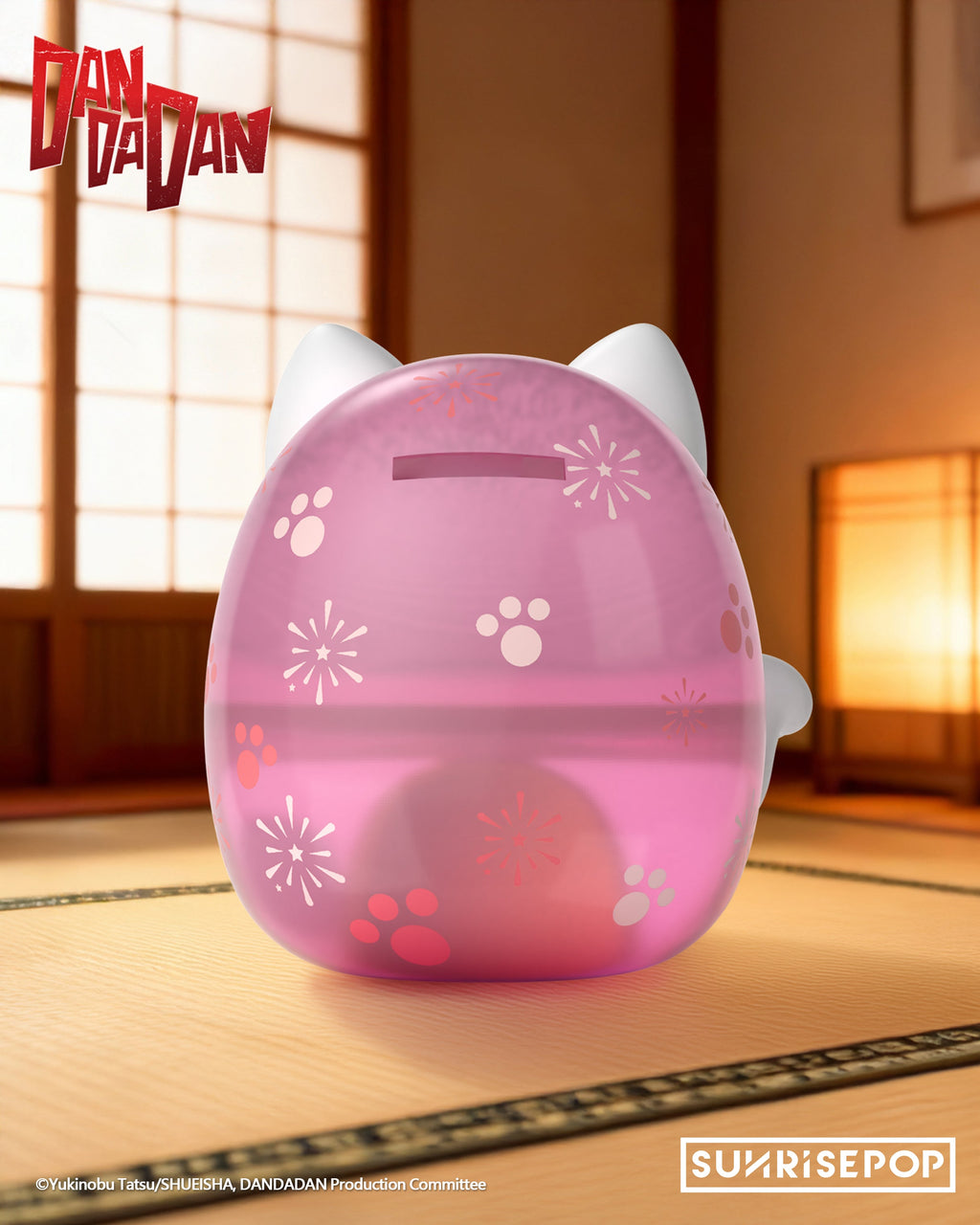 DAN DA DAN -Dammo Pink Figural Bank
