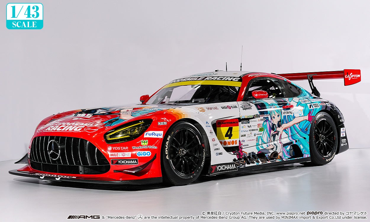 Hatsune Miku GT Project - 1/43th Scale Good Smile Hatsune Miku AMG 2026 Season Opening Ver.