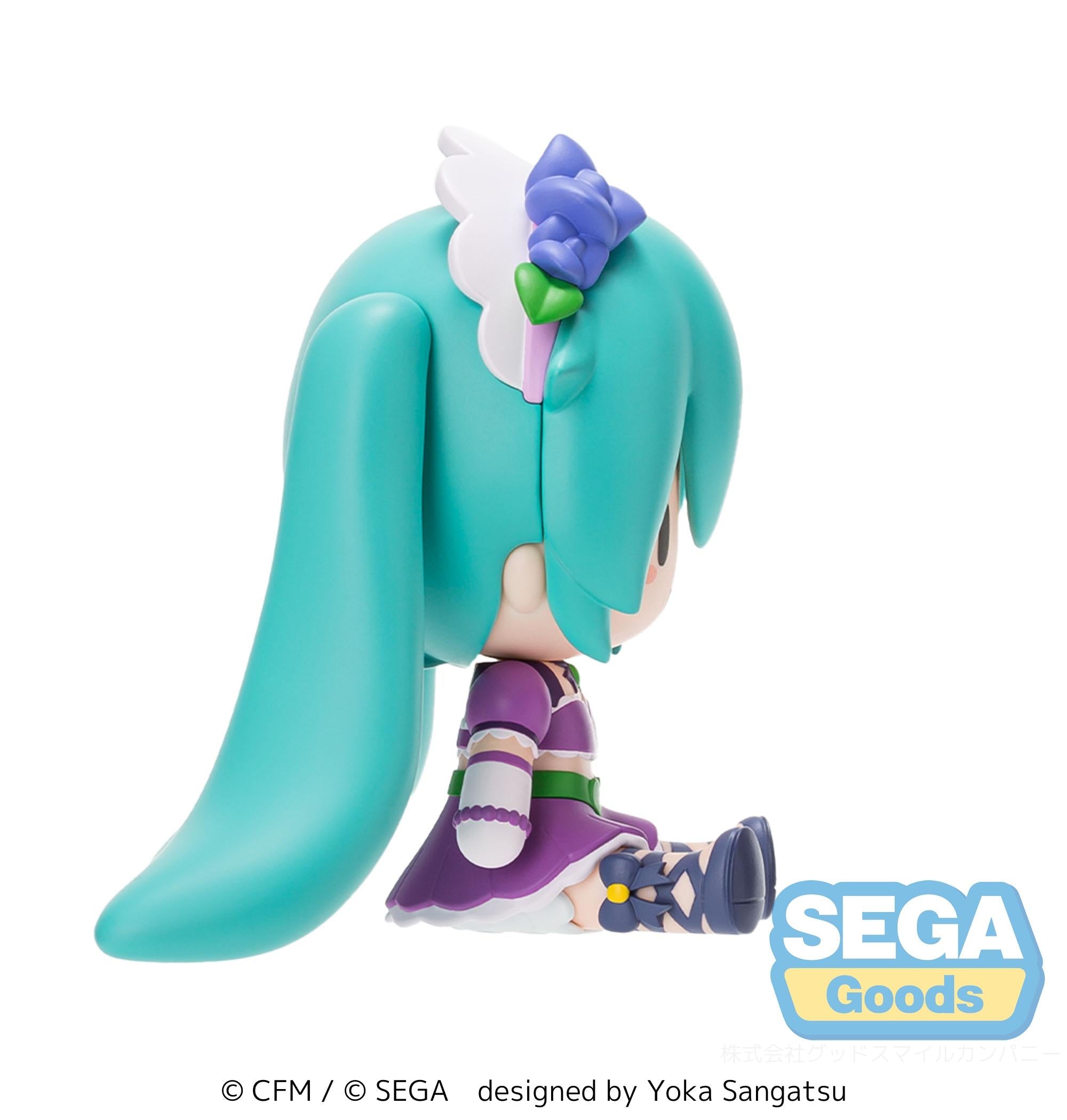 Hatsune Miku - fuwa petit "Hatsune Miku x Love and Berry Dress Up and Dance!" Chibi Figure "Sparkly Purple"