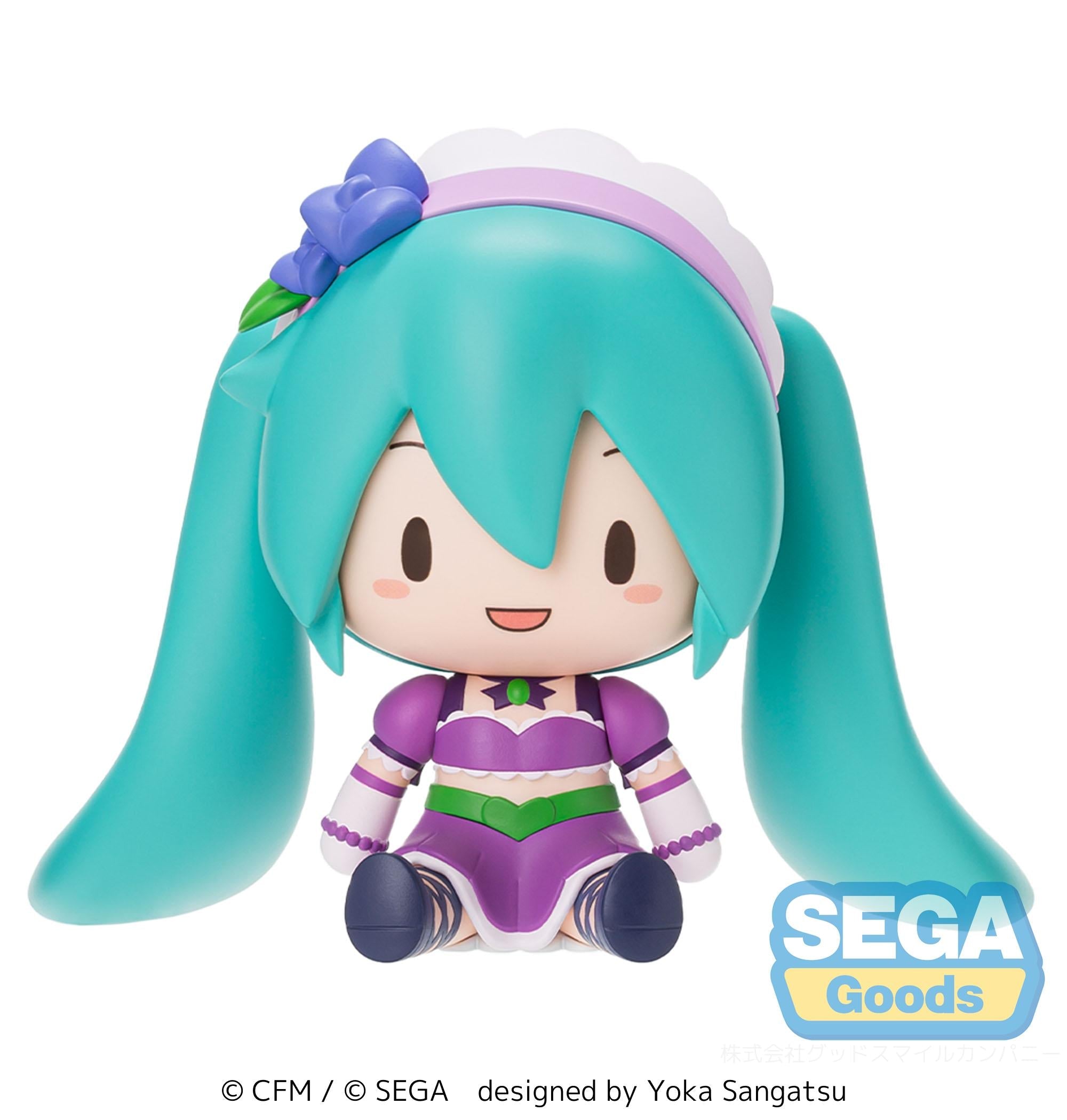 Hatsune Miku - fuwa petit "Hatsune Miku x Love and Berry Dress Up and Dance!" Chibi Figure "Sparkly Purple"