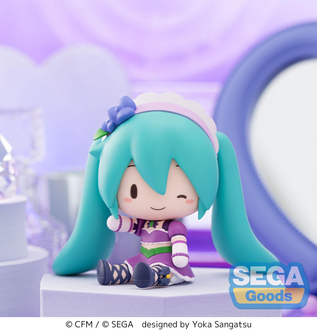Hatsune Miku - fuwa petit "Hatsune Miku x Love and Berry Dress Up and Dance!" Chibi Figure "Sparkly Purple"