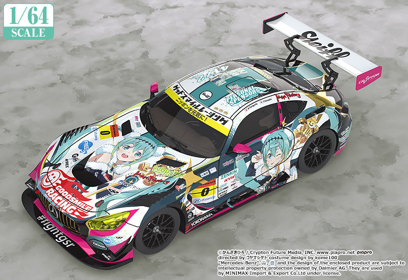 GOOD SMILE RACING - 1/64 Scale Good Smile Hatsune Miku AMG 2018 SUPER GT Ver. (Rerelease)