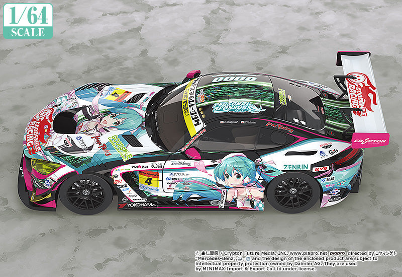 GOOD SMILE RACING - 1/64 Scale Good Smile Hatsune Miku AMG 2019 SUPER GT Ver. (Rerelease)